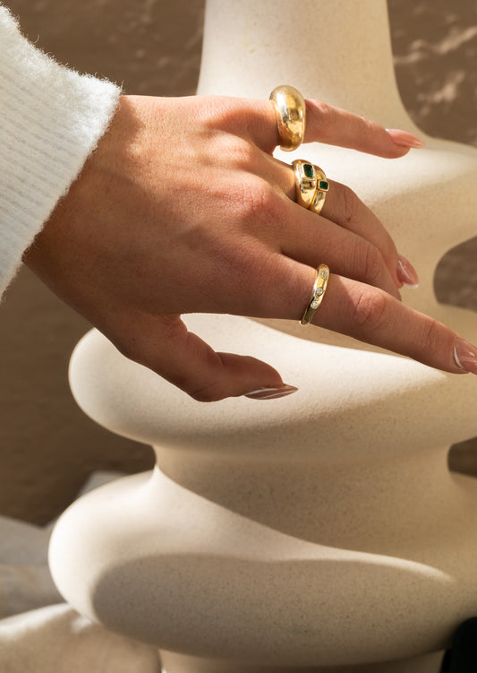 Anillo "Chunky" Diamantes